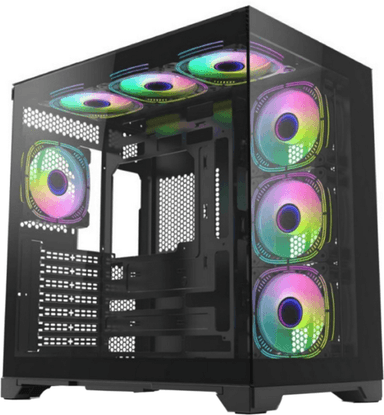 Корпус для ПК Forza FZ-G42A Seaview TG ATX Case, black, w/o psu, Tempered glass front panel, 1x3,5, 3x2,5,
USB3.