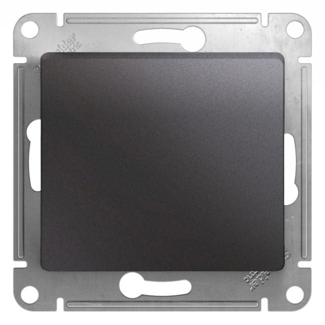 Переключатель Systeme Electric GSL001361 GLOSSA 1-клавишный сх.6 (графит)
