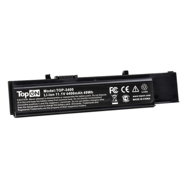 TopON TOP-3400 Dell Vostro 3400, 3500, 3700 Series. 11.1V 4400mAh 49Wh. PN: Y5XF9, CYDWV.