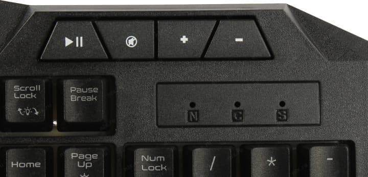 QUMO Dominator K66/M83 (Кл-ра М/Мед,USB+Мышь 7кн,Roll,USB+коврик) <33338>