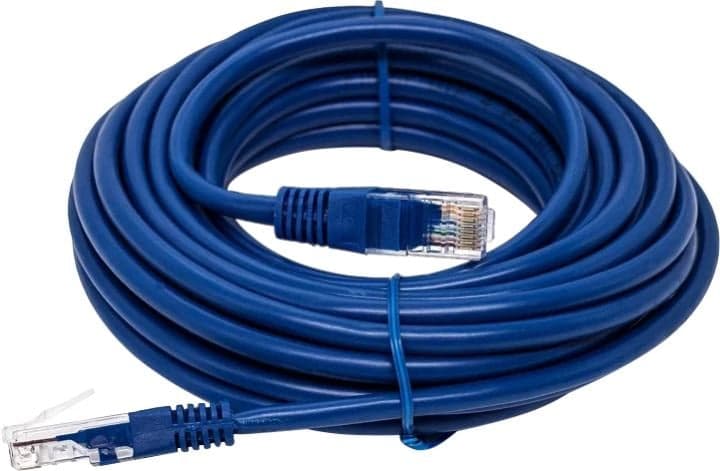 Кабель патч-корд U/UTP 6 кат. 5м Filum FL-U6-5M-BL 26AWG(7x0.16 мм), омедненный алюминий (CCA), PVC