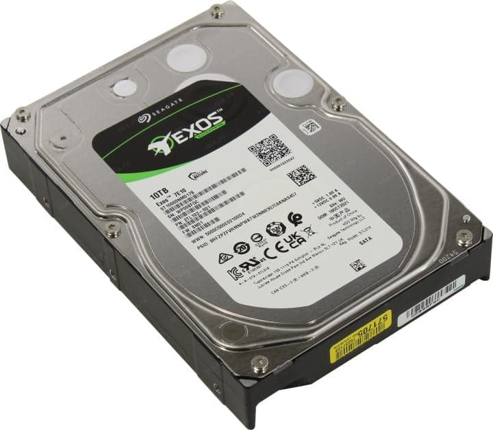 HDD 10 Tb SATA 6Gb/s Seagate Exos 7E10 <ST10000NM017B> 3.5" 7200rpm 256Mb