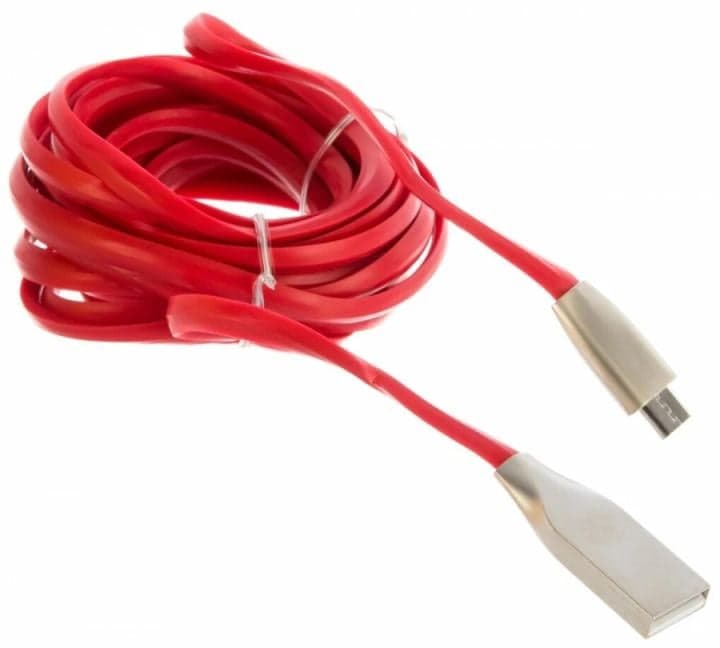 CC-G-mUSB01R-3M Кабель USB2.0 Cablexpert CC-G-mUSB01R-3M, AM/microB, серия Gold, 3м, красный, блистер
