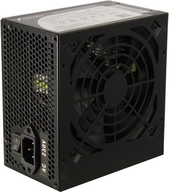 Блок питания Powerman <PM-600ATX-F Black> 600W ATX (24+2x4+2x6/8пин) <6143094>