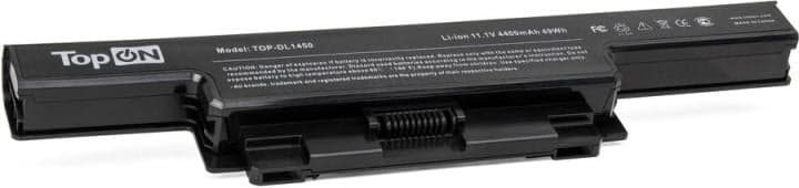 TopON TOP-DL1450 Dell Studio 1450, 1457, 1458 Series. 11.1V 4400mAh 49Wh. PN: P219P, U597P.