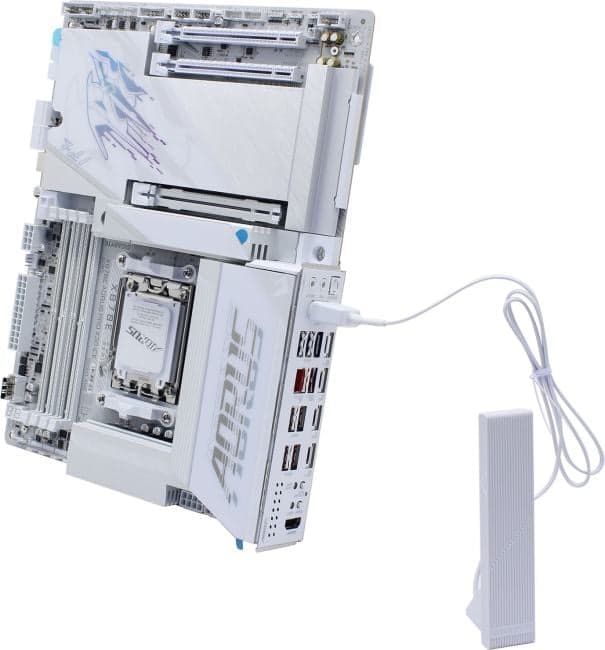 GIGABYTE X870E AORUS PRO X3D ICE (RTL) AM5 <X870E> 3xPCI-E HDMI 5GbLAN+WiFi+BT SATA RAID ATX 4DDR5