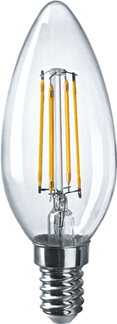Navigator Group 19093 Лампа светодиодная LED 4вт E14 теплый свеча FILAMENT (71307 NLL-F-C35)