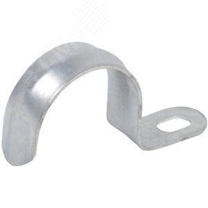Скоба IEK CMAT10-25-100 крепежная однолапковая d25-26мм метал.