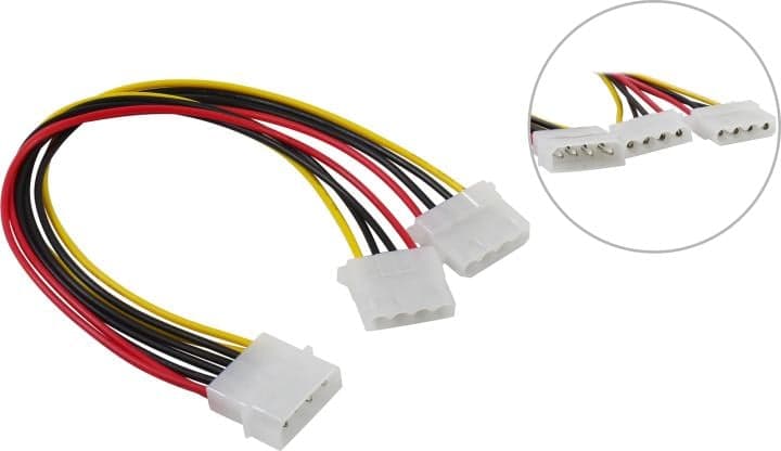 Buro <BU-Molex-2xMolex> разветвитель питания IDE-устройств (1->2big, 5+12V) <1996635>