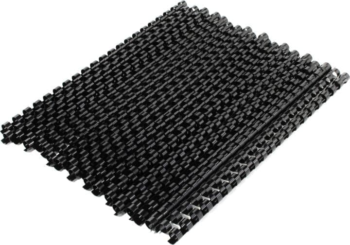 Fellowes <53311> Пластмассовые гребёнки для переплёта (Black, A4, 21отв, d=10мм, уп. 25 шт)