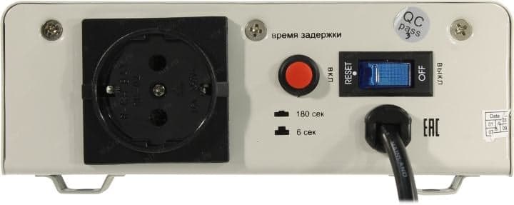 Стабилизатор Powerman AVS 500S (вх.140-260V, вых.220V±8%, 500VA, 1 розетка Euro)