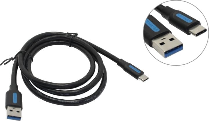Vention <COZBF> Кабель USB 3.0 AM -> USB-C M 1м
