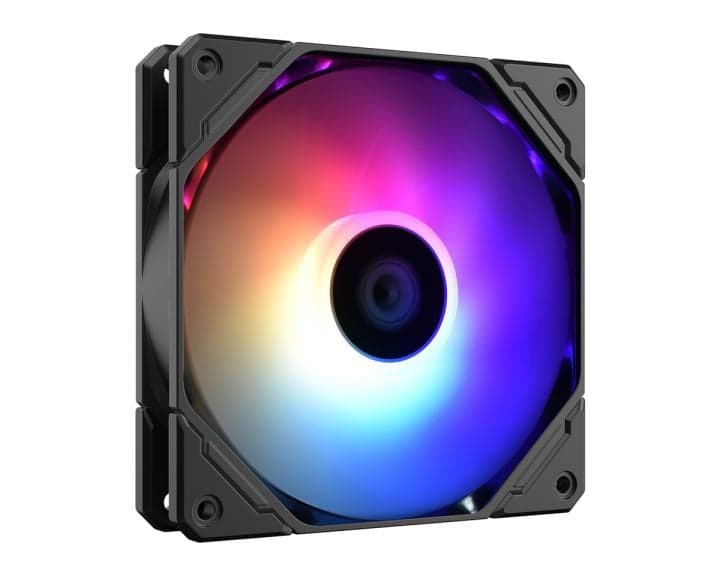 Вентилятор ID-COOLING TF-12025-PRO-ARGB TRIO (3 in 1) 120x120x25мм (20шт./кор, PWM, резиновые углы, ARGB, 500-1800об/ми
