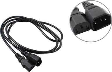 Rem <R-10-Cord-C13-C14-1.8> Кабель UPS -> устройство 220V (IEC-320-C13--> IEC-320-C14) 1.8м