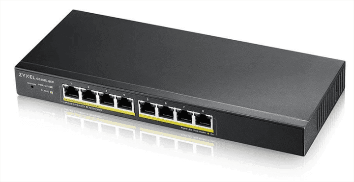 Коммутатор Zyxel GS1915-8EP GS1915-8EP-EU0101F 8G 8PoE+ 60W управляемый