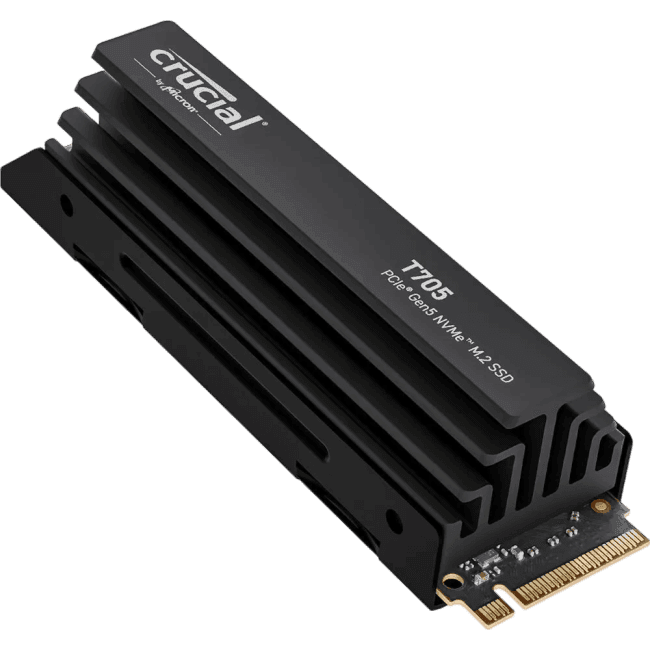 CT1000T705SSD5 SSD Crucial T705 1TB PCIe Gen5 NVMe M.2 SSD with heatsink CT1000T705SSD5