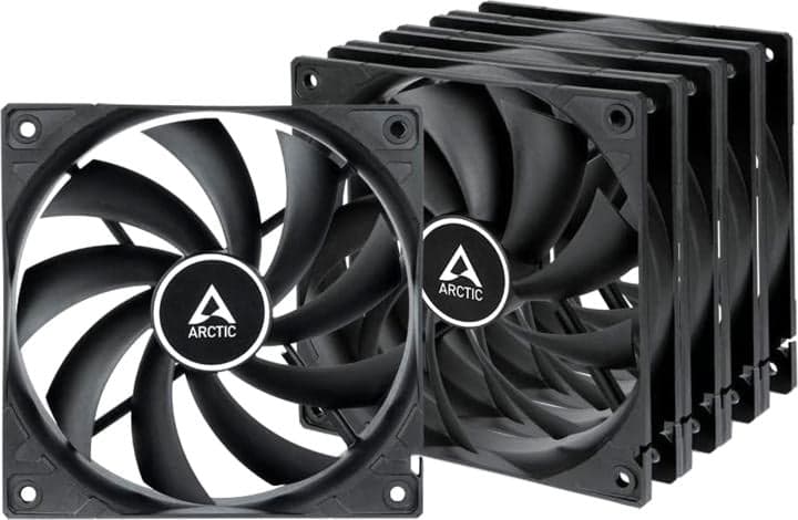 ARCTIC F12 PWM (Black) - 5 Pack ACFAN00145A