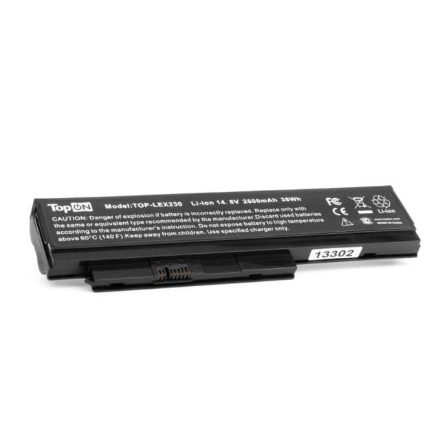 TopON TOP-LEX230 Аккумулятор для ноутбука Lenovo X230-4S1P. 14.8V 2600mAh. PN: 0A36305