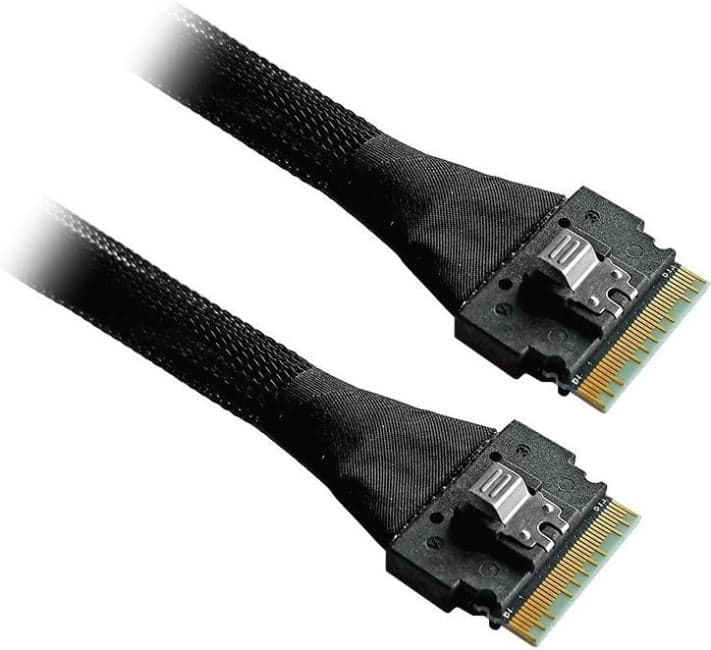 SuperMicro CBL-SAST-1213-100 Slimline x8 (STR) to Slimline x8 (STR),14cm,100 OHM,RoHS