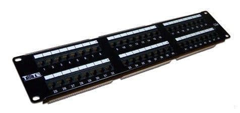 Патч-панель Lanmaster (TWT-PP48UTP ) 19 2U 48xRJ45 кат.5e UTP