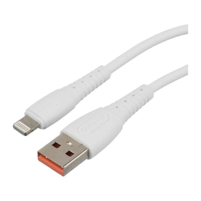 GoPower 00-00022799 Кабель GoPower GP07L USB (m)-Lightning (m) 2.4A силикон белый (1/200/800)