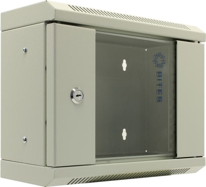 5bites <TC3104-04G> Шкаф настенный телекоммуникационный 10", серый 4U 312x150