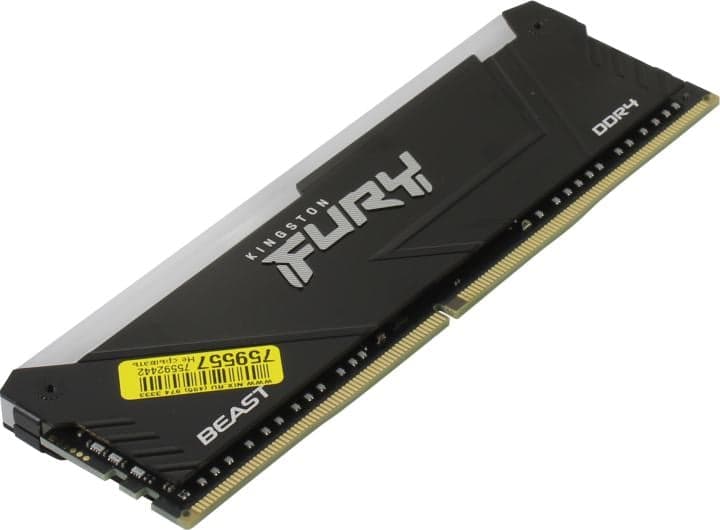 Kingston Fury Beast RGB <KF436C17BB2A/8> DDR4 DIMM 8Gb <PC4-28800> CL17