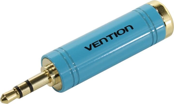 Vention <VAB-S04-L> Переходник Jack3.5-M --> Jack6.3-F