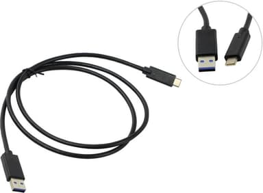 Кабель USB 3.0 AM-->USB-C M 1м