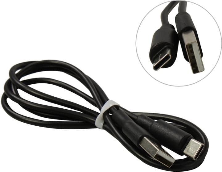 Hoco <X25 Type-C 1M Black> Кабель USB 2.0 AM-->USB-C 1м