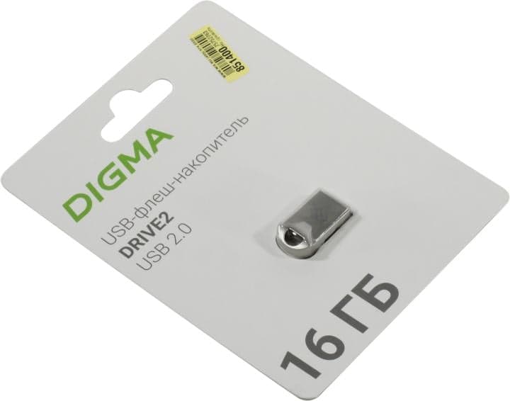 Digma <DGFUM016A20SR> USB2.0 Flash Drive 16Gb <1880820>