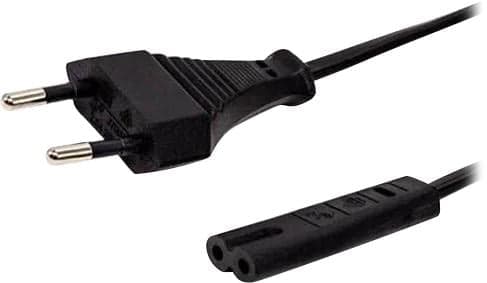 Кабель питания Filum FL-PC2.5-EU-C7-1.8M CEE 7/16- С7, 2х0.5мм?, 220В, 2.5A, чёрный, 1.8м
