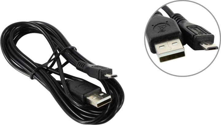 Гарнизон <GCC-mUSB2-AMBM-1.8M> Кабель USB 2.0 AM-->micro-B 1.8м