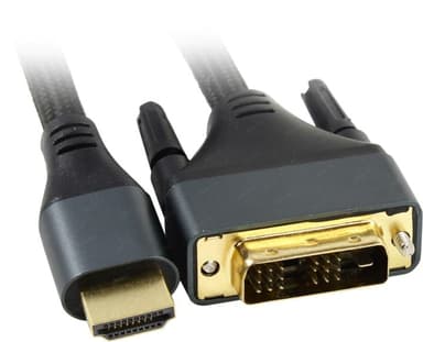 Cablexpert <CC-HDMI-DVI-4K-6> Кабель-адаптер HDMI (19M) -> DVI (19M) 1.8м, 4K UHD