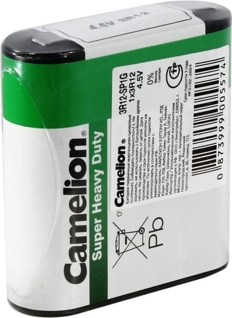 Camelion 3R12-SP1G, типа "Планета", 4.5V, солевый