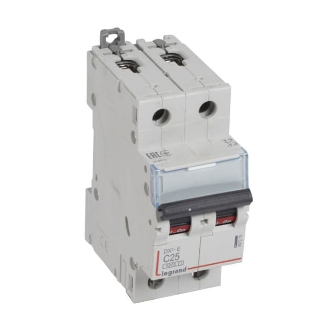 Legrand 407279 Выключатель автоматический двухполюсный 25А C DX3-E 6кА