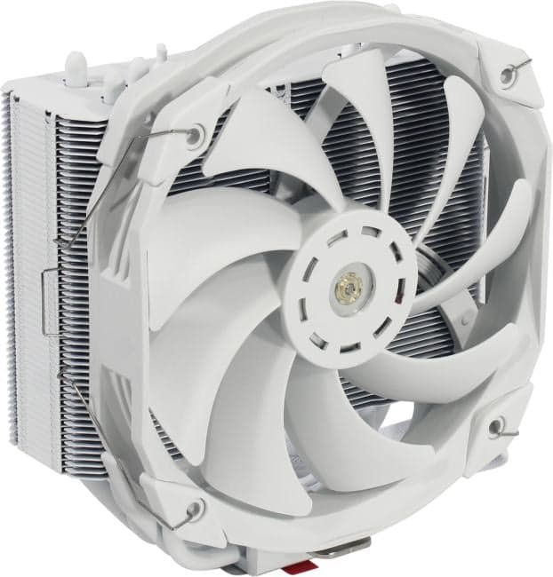 Thermalright <TR-TA140 EX White> (4пин, 115x/1200/1700/2011/2066/AM4, 30.2дБ, 1800 об/мин, Cu+Al+тепл.трубки)