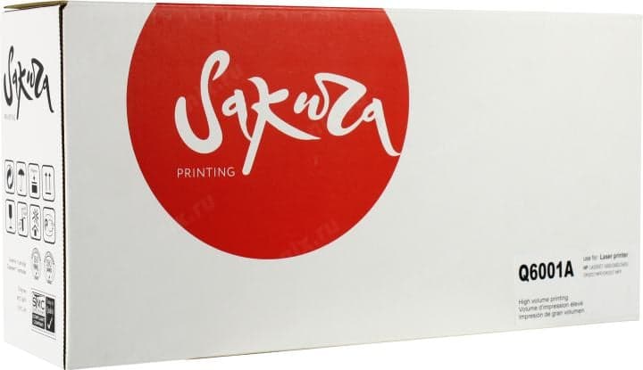 Картридж SAKURA Q6001A Cyan для HP LJ 1015MFP/1017MFP/1600/2600N
