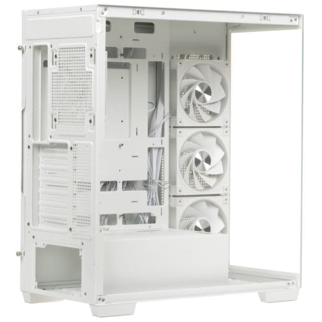 Корпус Deepcool CG580 4F V2 WH без БП, боковое окно (панорама), 4x120mm ARGB PWM вентилятора, белый, ATX