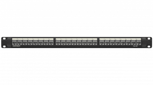 Патч-панель DKC RN5PPF24 19", 1U, Cat 5e, 24 порта RJ45 (8p8c), экранированная, 110 IDC, "RAM telecom"