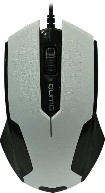 QUMO Optical Mouse <Office M14 White> (RTL) USB 3btn+Roll <24131>