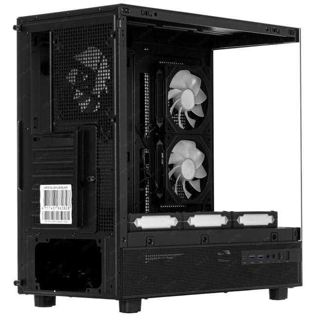 CRYSTAL Z8 B FLOE Корпус Formula Crystal Z8 FLOE черный без БП ATX 3x120mm 5x140mm 1xUSB2.0 1xUSB3.0 1xUSB3.1 audio bot