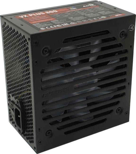 Блок питания Aerocool VX Plus 800 RGB (RTL) 800W ATX (24+2x4+6/8пин)