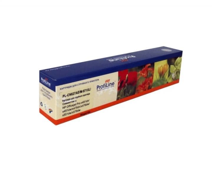 Картридж ProfiLine PL-CN627AE (971XL)-M PL-CN627AE_M №971XL для HP OJ Pro X451dw/X476dw/X551dw/X576dw Magenta пигмент
