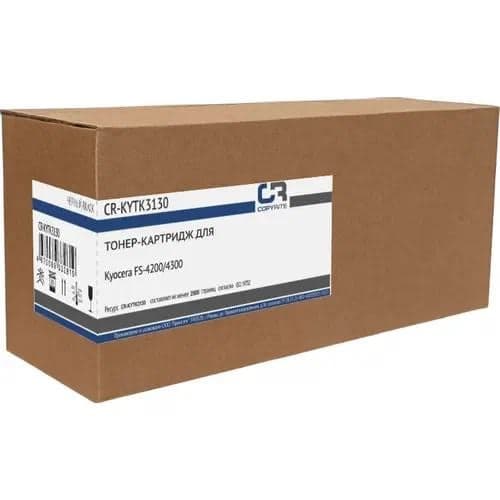 Картридж лазерный CopyRite CR-KYTK3130 TK-3130 черный (25000стр.) для Kyocera FS-4200/4300
