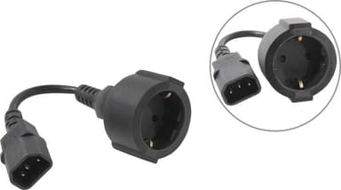 Filum <FL-APC10-EU-C14-0.15M> Кабель питания CEE 7/3- С14, 0.15м <873351>