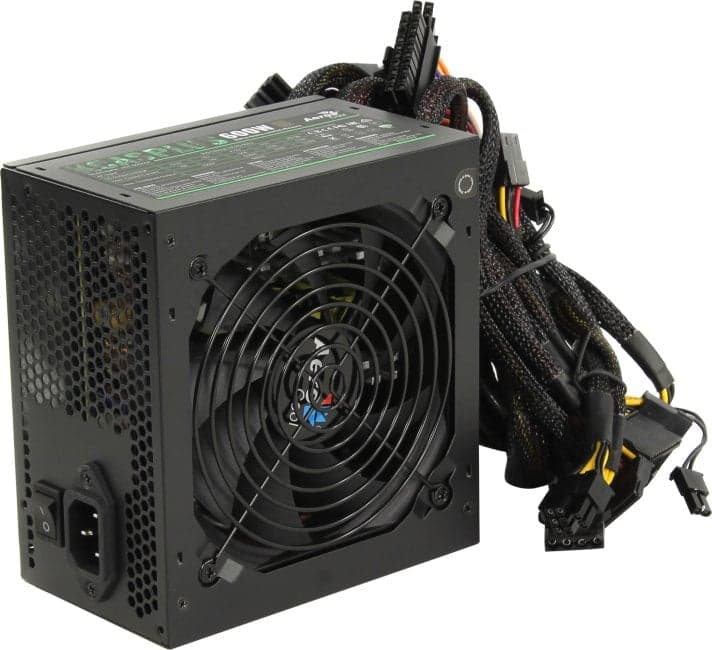 Блок питания Aerocool/Formula KCAS PLUS-600W (RTL) 600W ATX (24+2x4+2x6/8пин)