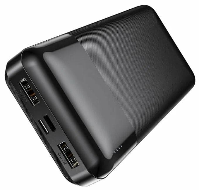 Внешний аккумулятор Hoco J72A Easy travel Black (2xUSB, 20000mAh, Li-Pol)