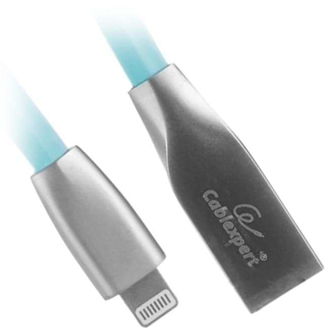 CC-G-APUSB01Bl-1M Кабель Cablexpert для Apple CC-G-APUSB01Bl-1M, AM/Lightning, серия Gold, 1м, синий, блистер