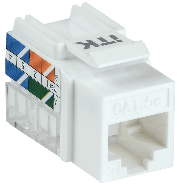 ITK CS1-1C5EU-11 Модуль Keystone Jack кат. 5E UTP 110 IDC 90 град.